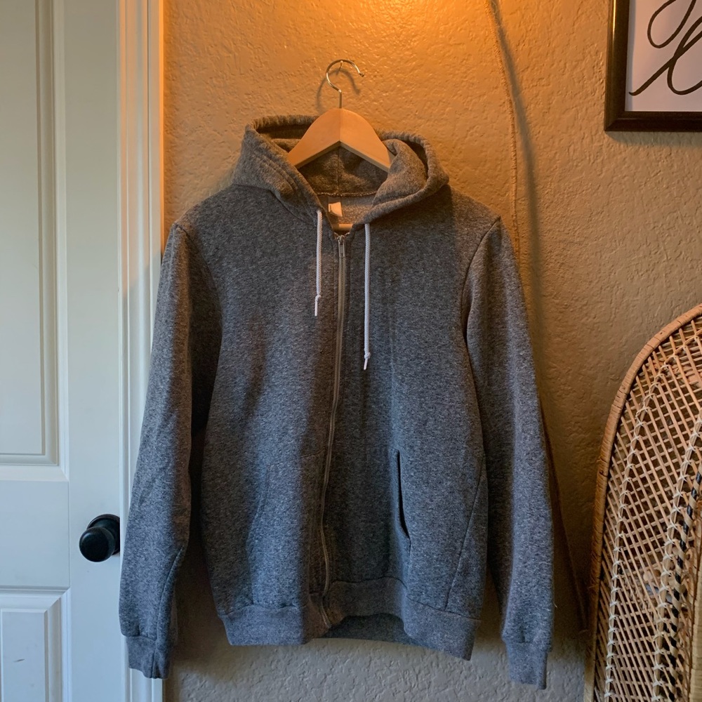Classic American Apparel Zip Up Hoodie